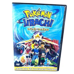 Pokemon Wish Maker Jirachi DVD Movie 2004 Animated Film Vintage 0786936244113